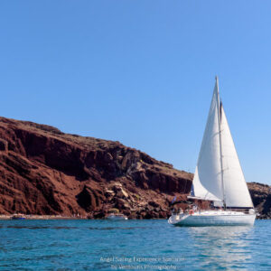 Sailing in Santorini